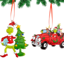 Merry Grinchmas Christmas Ornaments 10 Piece Brand New In Original Packaging