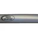 IRON GLOVES 2 5/8-2 3/4 Barrel Bat Warmer, Silver, Large