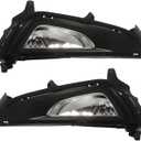 Pair Fog Lights Compatible with Tucson 2016 2017 2018 w/Cover