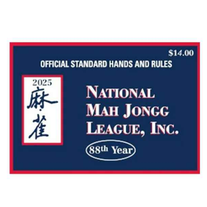 Layofe Mahjong Card 2025 Official Revision – Large Print American Mahjong Cards 2025, Easy to Read Mahjong Card for Enthusiasts, 2025 Mahjong Cards Official Large Print (Blue)