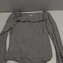 Avidlove Women Long Sleeve Bodysuit Scoop Neck Cutout Thong Body Suits Double Lined Slim Fitted Leotard Going Out Tops (Large, Dark Grey)