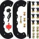 99-9313 Snow Blower Paddles with 55-8760 Scraper Replaces 125-1128 55-9250 55-9251 55-9252 88-0771 73-046 780-180 for Toro 20" 21" CCR2000 CCR2400 CCR2450 CCR3000 CCR3600 CCR3650 Snowthrower