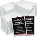 Magnetic Card Holder 100 Pack, 35PT One Touch Card Holder, Trading Card Protectors for Baseball Card Sports Card