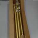 Tension Curtain Rod 30 To 49 Inch Gold Tension Rods Adjustable Spring Loaded Curtain Rods 7/8" Curtains Rods No Drilling Tension Rods For Windows Bedroom Closet Doorway Door