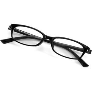 Trendy Fake Glasses Small Rectangle Y2K Eyewear with Anti Blue Light for Women's Cosplay and Daily Style (A04- Clear Black Frame)