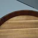 Extra Large Round Serving Tray, 20INCH, Heavy Duty Acacia Wood Trays for Big Ottoman Coffee Table Counter Giant Decorative Organizer Tray, Huge Kitchen Serveware Cheese Board Charcuterie Tray