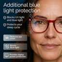 CCVOO Reading Glasses for Women/Men, Eyeglasses, Blue Light Readers for Women/Men, Computer Eye Glasses, Cheaters (Mosaic) +3.25