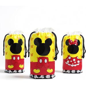 Eyllaaoo 30Pcs 7 x 10Inch Mouse Theme Plastic Treat Bags Mouse Theme Party Supplies Favors Cookie Chocolate Candy Snack Bags For Birthday Party Decoration Supplies