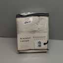 100% Blackout Shield Linen Blackout Curtains for Bedroom 84 Inches Long, Back Tab/Rod Pocket Living Room Drapes, Thermal Insulated Blackout Curtains 2 Panels Set, 50" W x 84" L, Cream