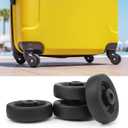 Zoofen 4 Pcs Luggage Wheels Replacement 50x14mm Suitcase Replacement Wheels Wear-Resistant Repair Casters for Luggage(ZPF01)