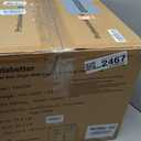 Hooded Hair Dryer, Professional Hood Dryer on Wheels, Sit Under Dryer, Standing Hair Dryer, White
