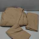 Bedsure California King Sheet Sets, Cooling Sheets, Rayon Derived from Bamboo, Deep Pocket Up to 16", PureWoven, Breathable & Soft, Hotel Luxury Silky Bedding for Hot Sleepers, Simply Taupe
3 pcs