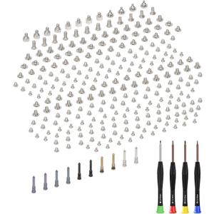 for iPhone 14 Pro Max Complete Full Screw Set Replacement 14promax with Repair Pentalobe Bottom Screws Inner Part with 4 Screwdrivers for A2651 A2893 A2894 A2895 A2896