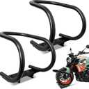 2 Pack Motorcycle Wheel Chock for E-Track, Heavy Duty 7" Steel Removable Chock for Motorcycle Front Tires up to 7" Wide - Fits Trailers, Vans, Trucks