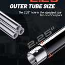 FZZD 5500-7500lbs Electric Trailer Jack, 23.2" Vertical Travel, 12V DC,for RV Trailer, Camper
