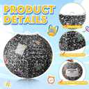 6 Pcs Composition Notebook Paper Lanterns Classroom Decor, Black Colored, 10 Inch
