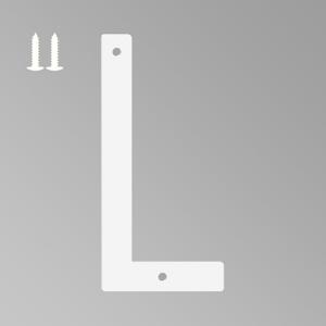5 Inch White House Numbers for Outside, Metal Letters for Outdoor Signs, Anti-rust Aluminium House Address Letters for Front Door, Office, and Garden Decoration (Letter L)