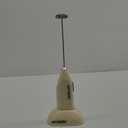 Aerolatte Milk Frother with Counter Stand, The Original Steam-Free Frother, Ivory, Batteries Included