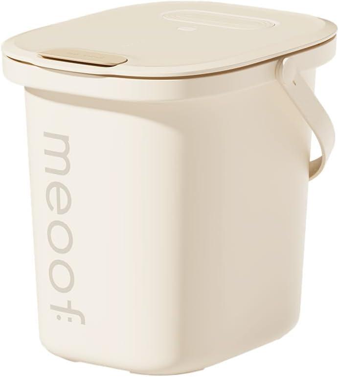 Vacuum Pet Food Storage Airtight Dry Pet Food Bucket 13L/15 lb Dog Food Storage Container for Dogs Cats Small Animals Rechargeable Sealed Storage Bin with Scoop Keep Pet Food Fresher