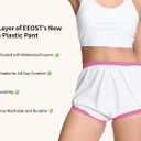 Women's Plastic Pants for Adult Diapers Incontinence Waterproof Cloth Diaper Cover Leakproof Rubber Underwear Alternative (Pink, M)