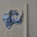 Farochy Shepherd Staff Bo Peep Staff, White Hook Canes with Blue Bowtie, Plastic Shepherd Crook Staff Bo Peep Costume Halloween Cosplay