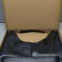 Women's Handbag Trendy PU Leather Hobo Purses Shoulder Crossbody Bag Minimalist (All Black)