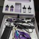 V Light Hair Extensions Kit V-Light Extension Machine V-Light Extension Remover Machine .V-Light Glue 20g * 3 v Light Glue Remover Solution 20ml * 3 (Black Machine Set) 