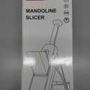 SupMaKin Safe Mandoline Slicer for Kitchen, Potato Slicer for Chips, Vegetable & Food Cutter,Thickness Adjustable 0.1-8 mm, Kitchen Faster Slice Artifact (Only Slicer)