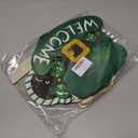 St. Patrick's Day Door Sign Happy Saint Patricks Day Wooden Decorations Welcome Hanging Signs Shamrock Home Wall Decor for Farmhouse Porch Front Door Outdoor