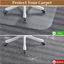 Office Chair Mat for Carpet, 36" X 48"