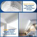 Drywall Corner Bead - 3 Way Inside Drywall Corner, Crack Repair & Enhances Strength (10 Pack)