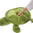 20 Inch Green Sea Turtle Stuffed Animals Soft Plush Toys Body Pillows Ocean Turtle Plushies, Gifts for Boys, Girls, Girlfriend, Birthday, Halloween, Christmas