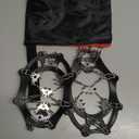 TRIWONDER Crampons for Boots Shoes Traction Ice Cleats Snow Grips Anti Slip Stainless Steel Micro Spikes for Hiking Fishing Walking Climbing Jogging Mountaineering (X-Large)