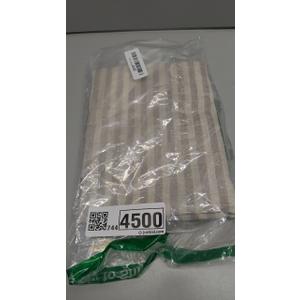 jinchan Striped Linen Kitchen Curtains 36 Inches Tier Curtains Farmhouse Modern Cafe Style Small Window Treatments Airy Light Filtering Rod Pocket for Living Room Bathroom 2 Panels Taupe Grey