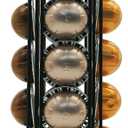 Miuly Coffee Capsule Holder For Nespresso Vertuoline, Coffee Capsule Stands Rotating Pod Rack holds 28 Nespresso Vertuo Pods, Black