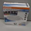 SYLVANIA LED 6" Slim Microdisk Recessed Downlight, Junction Box, 16W, 5 CCT Color Select (2700K / 3000K / 3500K / 4000K / 5000K), Dimmable, 1200 Lumens - 1 Pack (61405)