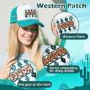 23PCS Western Iron On Patches Cowgirl Cowboy Embroidered Patches for Trucker Hats Jackets Backpacks Jeans