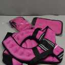 PACEARTH Weighted Vest,10lb Weight Vest with Reflective Stripe, Body Weight Vests for Women, Men, Weight Loss Workout, Strength Training, Running, Walking, Jogging (Pink)