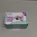 Wappa Baby Baby Proof Door Handle Lever (2-Pack) with 2 Extra Adhesives  Easy 1-Hand Operation for Adults. Durable ABS with 3M Adhesive Backing. Simple Install Locks