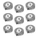 SH50 Replacement Heads For Series 5000 Electric Shaver With Phillips 5000 (S5xxx), AquaTouch (S5xxx), PowerTouch (PT8xx, PT7xx), 9-Pack