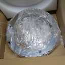 11.8" Crystal Chandelier LED Round Flush Mount Ceiling Light Fixture Modern Hanging Pendant Lighting Mini Ring Chandeliers for Dining Room Kitchen Island Hallway Bathroom (Cool White)