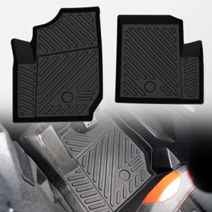 A & UTV PRO Floor Mat for Polaris General 1000/ General XP 1000 2016-2024, UTV Front Row Custom Fit Anti-Slip Floor Slush Liners, All Weather TPE Material Protection Accessories, 2PCS