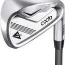 COOLO Graphite Golf Irons, Provide More Speed and Control, Beginner/High Handicap/Seniors/Ladies, Reduced Strain on Elbows and Wrists, Right&Left Handed