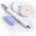 Lathe Buffing System 2 Step, 2 Wheel Bufffing Mandrel, MT2 Mounts