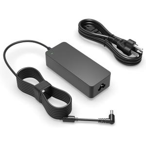19.5V Power Cord TV Charger Fit for Sony KDL-32W700B KDL-50W700B KDL-50W800C KDL-48W650D KDL-48W600B KDL-50W800B KDL-48R470B KDL-50W650A KDL-50W790B Smart LED LCD HD TV Replacement Adapter Supply