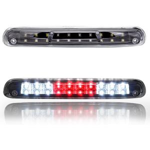 LED 3rd Brake Light, High Mount Stop Light, Third Brake Light Assembly Compatible with 2007-2013 Chevy silverado/GMC Sierra 1500 2500 3500,High Mount Rear Brake Lights, Black