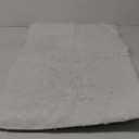 Shaggy Rugs for Bedroom Living Room Dorm Kids Room Decor, Soft Modern Indoor Fluffy Shag Area Rug, Non-Slip Fuzzy Floor Carpet 2x3 Feet, Cute Small Rectangle Plush Rug, White