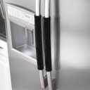 OUGAR8 Refrigerator Door Handle Covers,Keep Your Kitchen Appliance Clean from Smudges, Fingertips, Drips, &Food Stains, Perfect for Dishwashers (4pcs, Black)