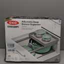 OXO Good Grips Adjustable Deep Drawer Organizer, Utensil Holder Drawer