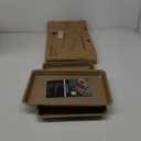 Cookie Sheets for Baking Nonstick, 2 Pack Heavy Duty 0.8mm Baking Sheet Pan Set Quarter(9x13in) & Jelly Roll(10x15in) with Diamond Texture, Gold Commercial Grade, Small Oven Safe